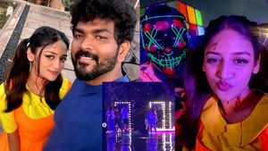 லவ் இன்சூரன்ஸ் கம்பெனி படத்தில் அந்த ஹாலோவீன் சீன் எப்படி எடுத்தாங்க பாருங்க.. நடிகை ஷேரிங்ஸ்!