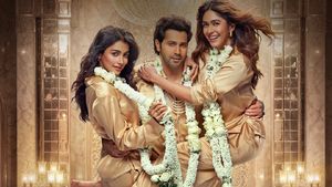 வருண் தவான் இடுப்புல இந்தப்பக்கம் பூஜா ஹெக்டே, அந்த பக்கம் மிருணாள் தாக்கூர்!