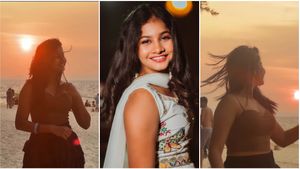 மினி ஸ்கர்ட்.. மினி ஷர்ட்.. விஜய்சேதுபதி ரீல் மகள் தாய்லாந்தில் அடித்த லூட்டிய  பாருங்க!