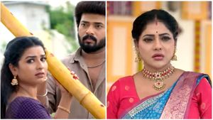 பந்தகால் நடும் விழா.. கார்த்தியிடம் சிக்கிய மருது.. கார்த்திகை தீபம்!