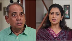 உனக்கு புள்ள நல்லபடியாக பொறக்குமா? ஜனனிக்கு சாபம் விட்ட ஈஸ்வரியின் அப்பா.. தர்ஷினி காதலனுடன் மாயமா?