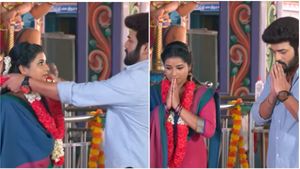 ரகசிய திருமண ப்ளான் ஃப்ளாப்.. ரேவதி கழுத்தில் மாலை போட்ட கார்த்திக்.. கார்த்திகை தீபம்!