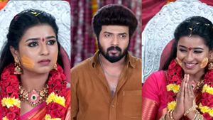 ரேவதிக்கு நலங்கு வைத்த கார்த்திக்.. கொதித்த சாமுண்டீஸ்வரி.. ரெட்டை சிக்கவைக்க புதிய திட்டம்!