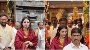 Trisha: திருப்பதியில் மனமுருகி பிரார்த்தனை செய்த  நடிகை த்ரிஷா!
