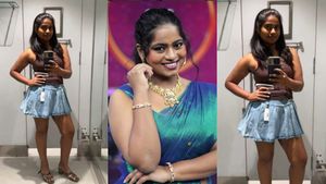 எதிர்நீச்சல் அறிவுக்கரசியா இது? குட்டி உடையில் மஜாவான போஸ்!