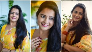 Haripriya: எங்க நந்தினியை அடிச்சுக்க ஆளே இல்லை.. மல்கோவா மாம்பழ லுக்கில் ஹரிப்பிரியா!