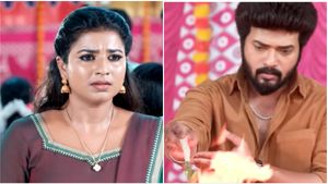 எம்டி கார்த்தி தான் என் முறைப்பையன்..  ரேவதிக்கு தெரியவந்த ரகசியம்.. கார்த்திகை தீபம்!