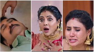 ராஜராஜன் பிழைப்பாரா? கதி கலங்கி நிற்கும் சாமுண்டீஸ்வரி.. கார்த்திகை தீபம்!