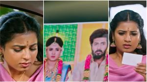 பர்ஸில் இருந்த போட்டோ.. கார்த்தி தான் என் புருஷனா? ரேவதிக்குத் தெரிந்த உண்மை.. கார்த்திகை தீபம்