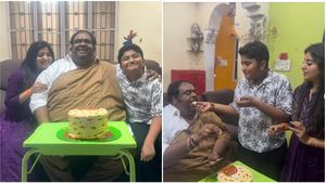 உருவக்கேலிகளை வென்ற காதல்.. ரவீந்தருக்கு 'அம்மு' என செல்லப் பெயரிட்டு வாழ்த்திய மஹாலக்ஷ்மி!