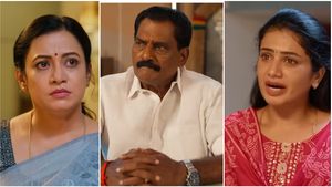 ஈஸ்வரி காலில் விழாத குறையாக கைகூப்பி அழுத குணசேகரன்.. எதிர்நீச்சல் தொடர்கிறது!
