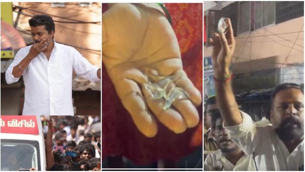 வில்லிவாக்கம் தொகுதியில்.. த.வெ.க பொதுக்கூட்டத்தில் வீசப்பட்ட பாட்டில்.. பதறிய பெண்கள்!