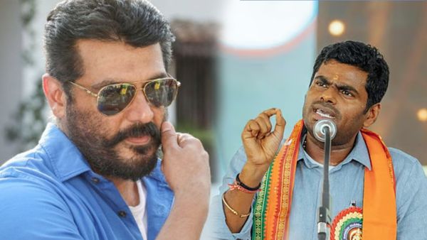 பாஜக அண்ணாமலைக்கு அஜித் படத்தைக் கொடுத்த தொண்டர்கள்.. மனுஷனுக்கு பூரிப்பை பார்க்கனுமே.. தல ரசிகரோ