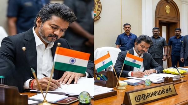 தன் கையால் வண்டி ஓட்டிய முதலமைச்சர் விஜய்.. ப்ளூ சட்டை மாறன் கலாய் என்ன இப்படி இருக்கு?