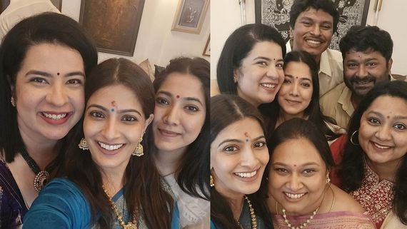 Varalakshmi: தல தீபாவளி கொண்டாடிய வரலட்சுமி.. தீபாவளி சீர் கொடுத்த ராதிகா சரத்குமார்!