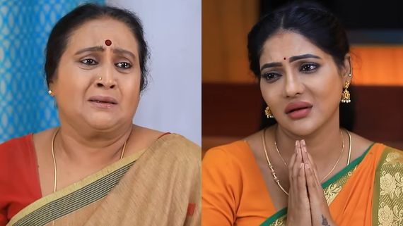 Baakiyalakshmi serial: மன்னிப்பு கேட்ட ராதிகா.. கண் கலங்கிய ஈஸ்வரி!