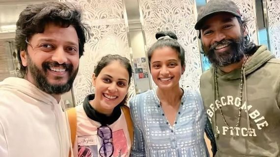 உத்தமபுத்திரன் பார்ட் 2வே எடுக்கலாம்.. ஜெனிலியாவை திடீரென சந்தித்த தனுஷ்.. கூடவே பிரியாமணி!