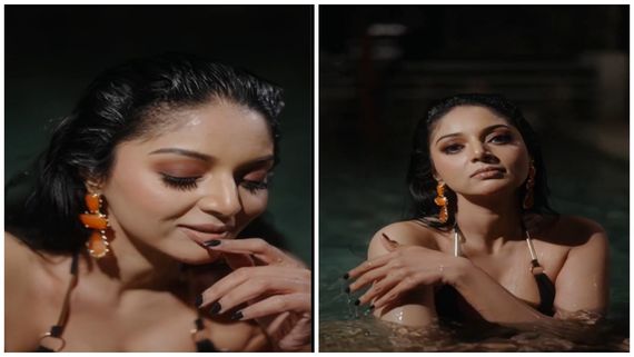 Sanam Shetty: தண்ணீரில் குலுங்கி குலுங்கி ஆட்டம்.. சனம் ஷெட்டியின் தரிசனம்!