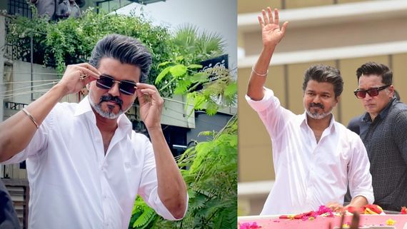 Vijay: விஜய்யை நோக்கி கண்ணாடியை வீசிய ரசிகர்.. தளபதி மாஸ் பண்ணீட்டாப்ளயே!