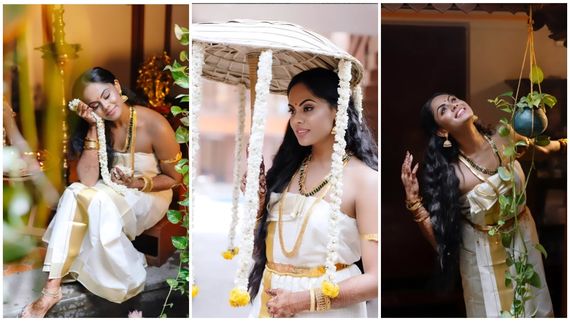 அச்சு அசல் அம்மா போலவே இருக்கும் கார்த்திகா.. கேரள பாரம்பரிய உடையில் சுண்டி இழுக்கும் போட்டோஸ்!