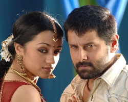 Vikram with Trisha Vikram with Trisha