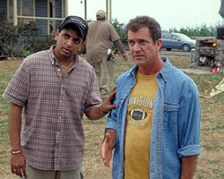 Gibson with Night Shyamalan