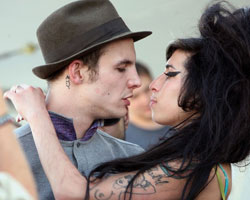 Amy Winehouse with Blake Fielde