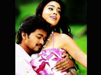 Vijay with Shriya Vijay with Shriya