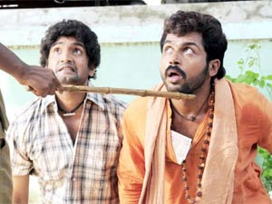 Santhanam and Karthi Santhanam and Karthi