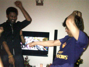 HMK condemns Prabudeva for Rowdy Rathore party KKR supporters HMK condemns Prabudeva for Rowdy Rathore party KKR supporters