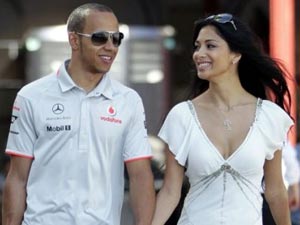 Nicole Scherzinger and Lewis Hamilton Nicole Scherzinger and Lewis Hamilton
