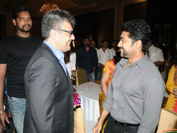 Suriya in awe of Ajith