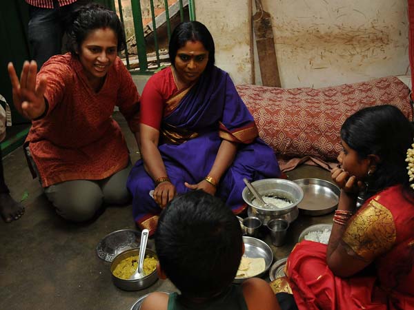 Lakshmi Ramakrishna wielding her megaphone again