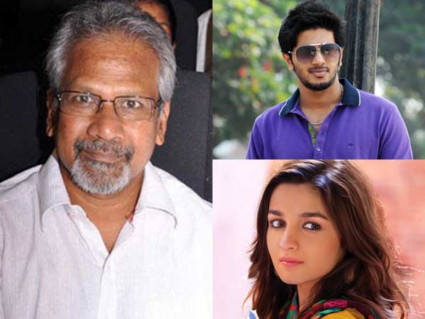Dulquar Salman - Alia Bhatt are Manirathnam's hero-heroine Dulquar Salman - Alia Bhatt are Manirathnam's hero-heroine
