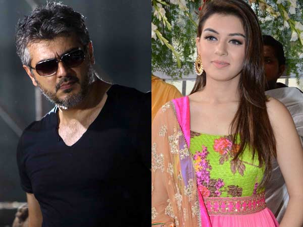 Hansika's wish to play with Ajith Hansika's wish to play with Ajith