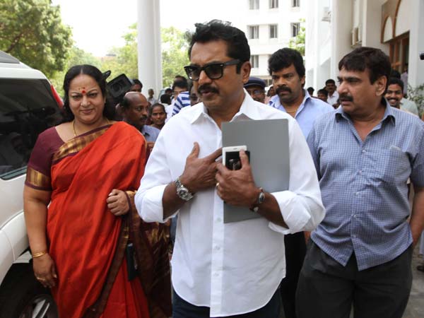 Sarathkumar files complaint against Video Piracy in Tamil Nadu