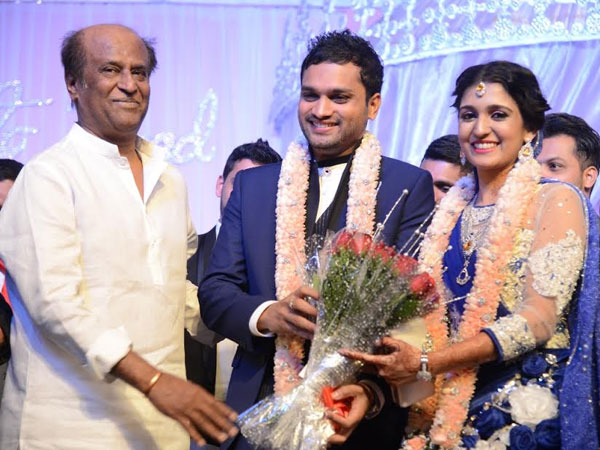 Rajini graces Industrialist Abhubakkar daughter marriage Rajini graces Industrialist Abhubakkar daughter marriage