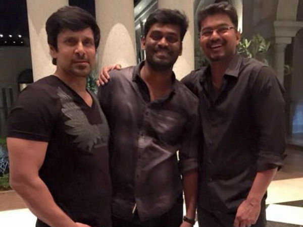 Vijay, Vikram and Shankar attend I success bash