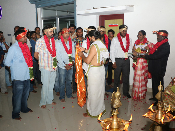 Vijay Vasanth's Achamindri launched with pooja