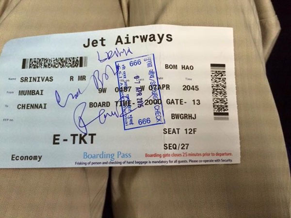 Rajini surprises his fan