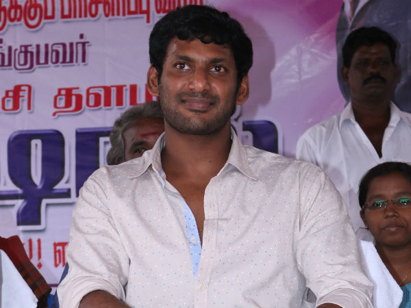 Vishal encourages govt school students