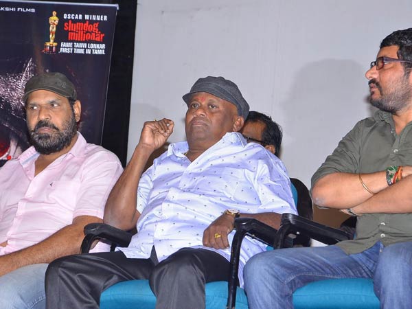 Real snake at Vidayutham audio launch stage