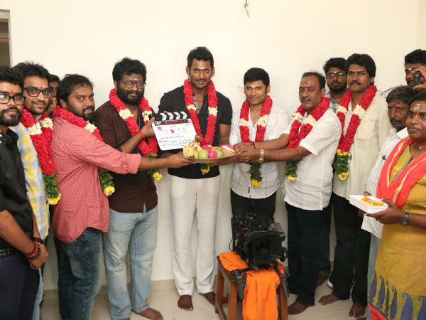 Vishal's new movie launched 