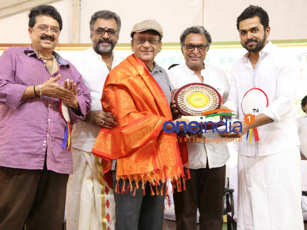 Senior artists honoured in Nadigar Sangam annual GB meet