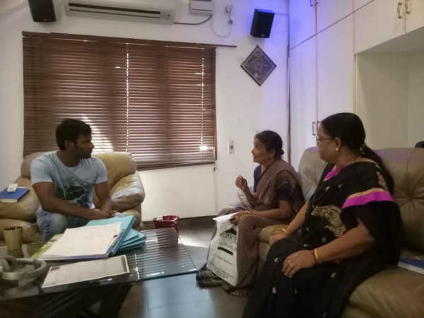 Vishal helps Chandrabose family 