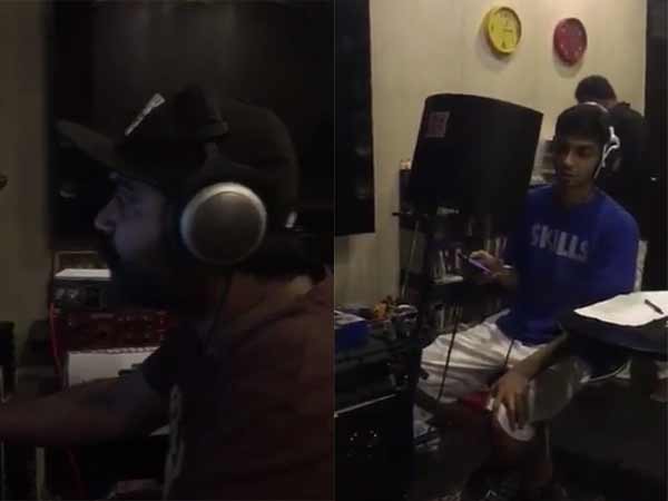 Simbu, Anirudh switch roles for Santhanam Simbu, Anirudh switch roles for Santhanam