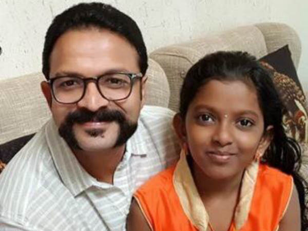 சிறுமியைச் சந்தித்த நடிகர் :