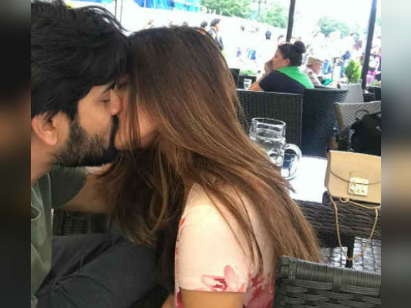 Riya Sen Shares A Passionate Kiss With Hubby Riya Sen Shares A Passionate Kiss With Hubby
