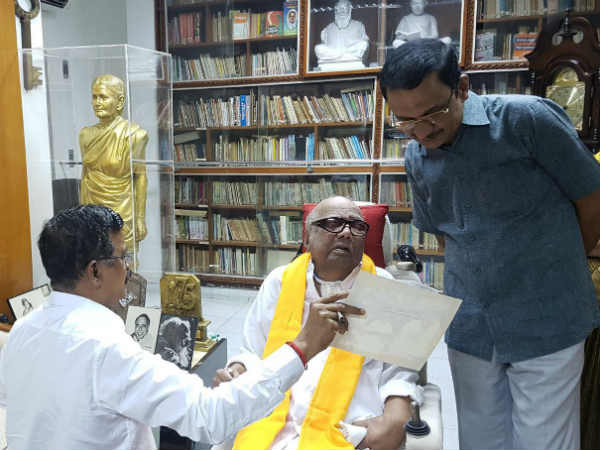 Kalaipuli meets Kalaignar! 