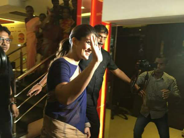 Nayanthara visits Aramm show at Kasi 